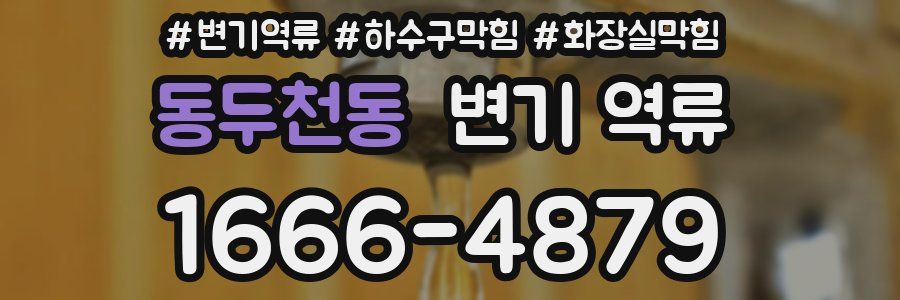 동두천동 변기 역류