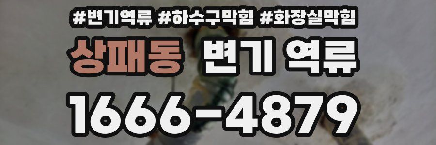 상패동 변기 역류