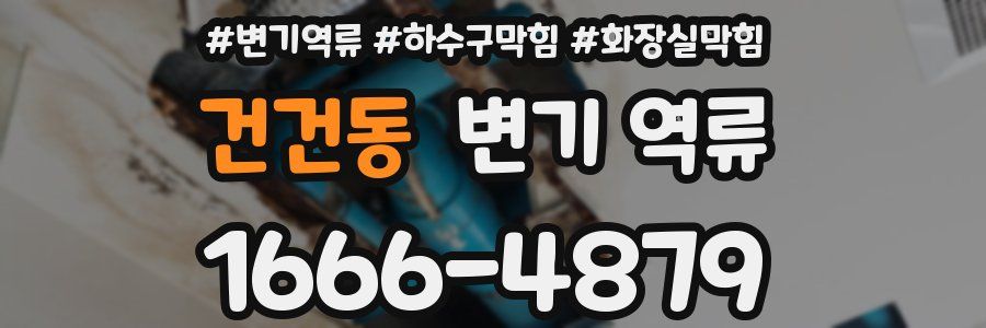 건건동 변기 역류