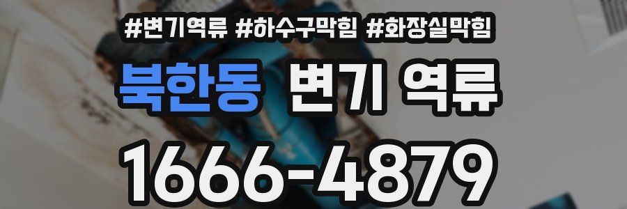 북한동 변기 역류