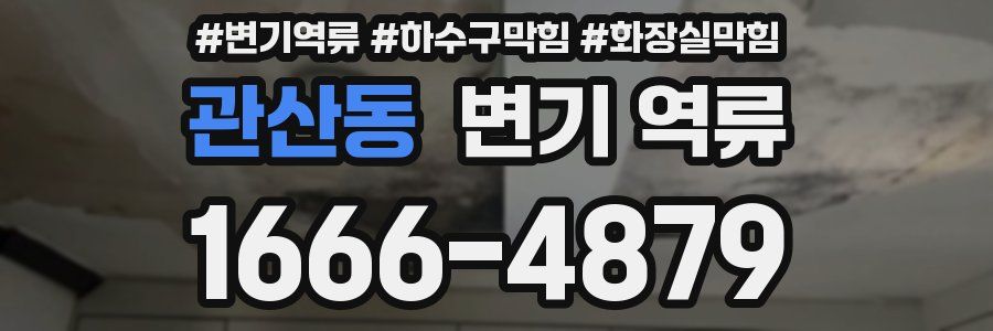 관산동 변기 역류