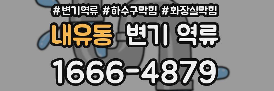 내유동 변기 역류