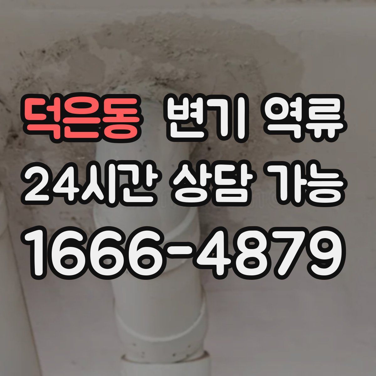 덕은동 변기 역류