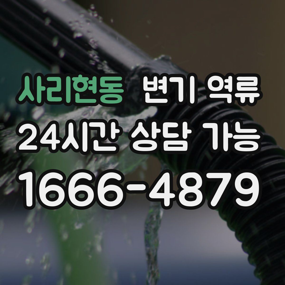 사리현동 변기 역류