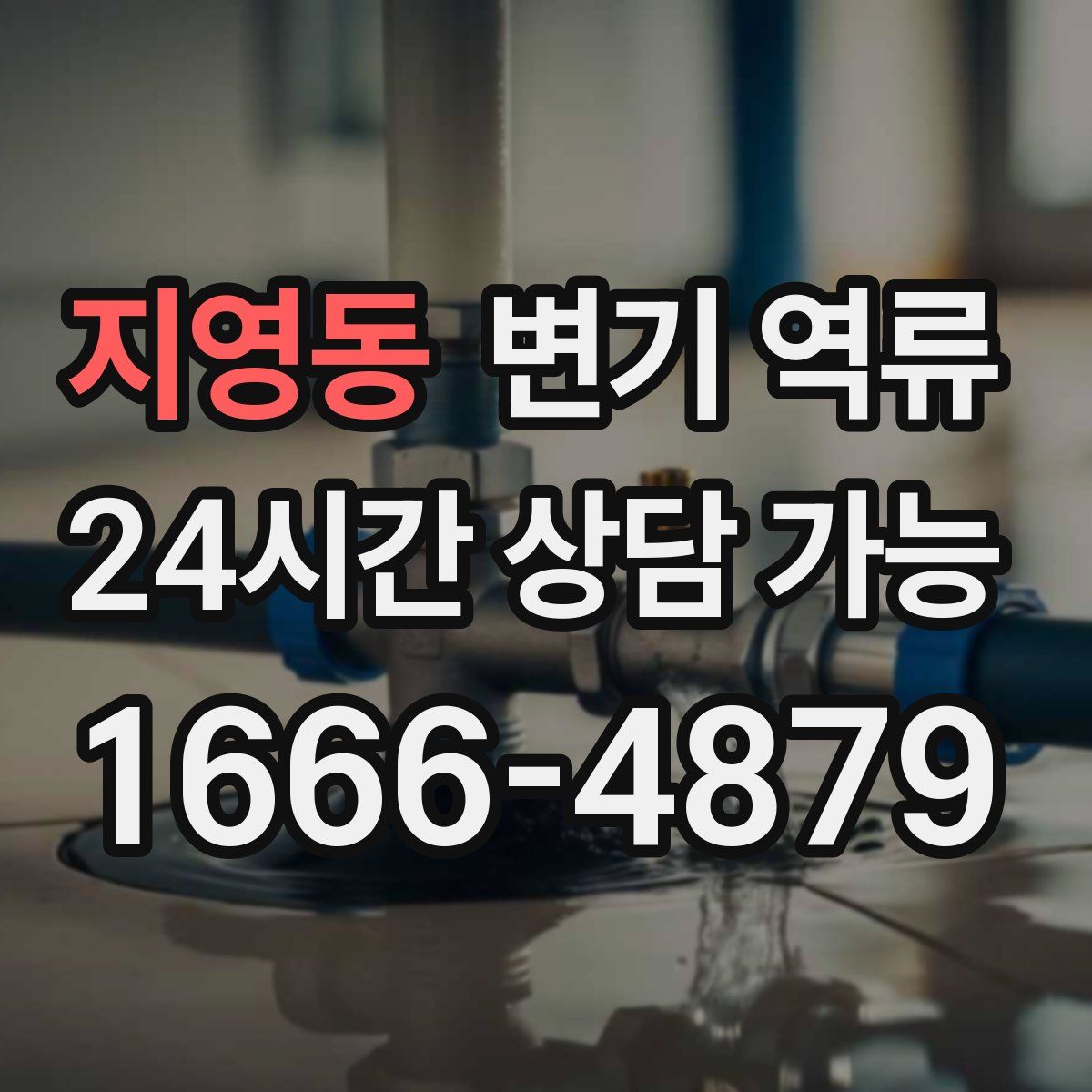 지영동 변기 역류