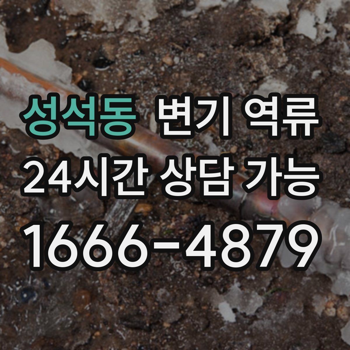 성석동 변기 역류 장갑·마스크를 꼭 써야 하는 이유
