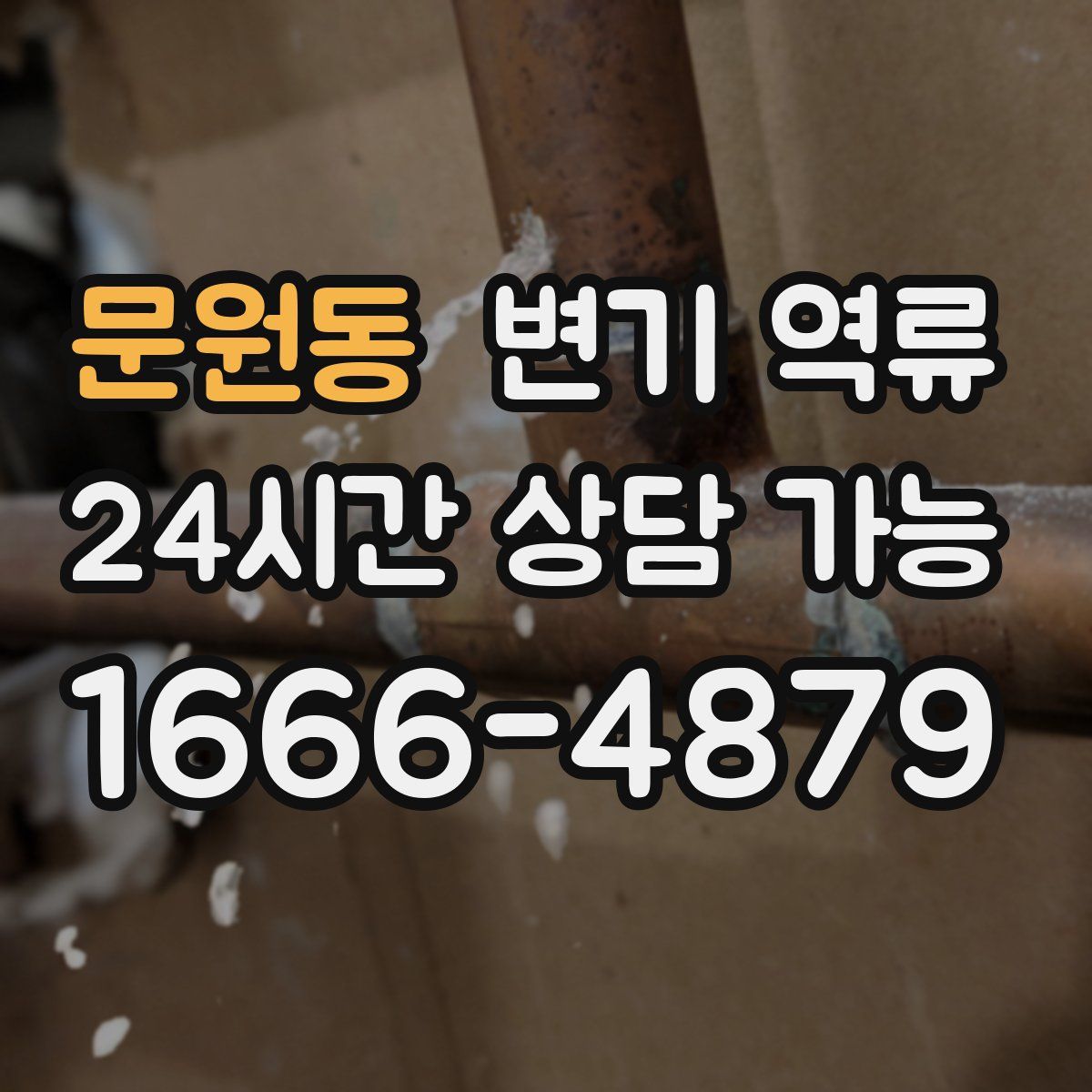 문원동 변기 역류