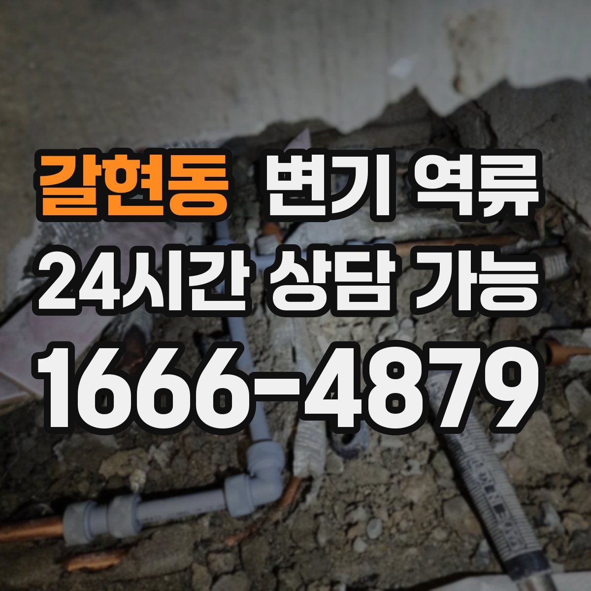 갈현동 변기 역류