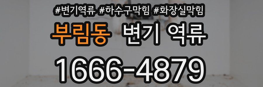 부림동 변기 역류