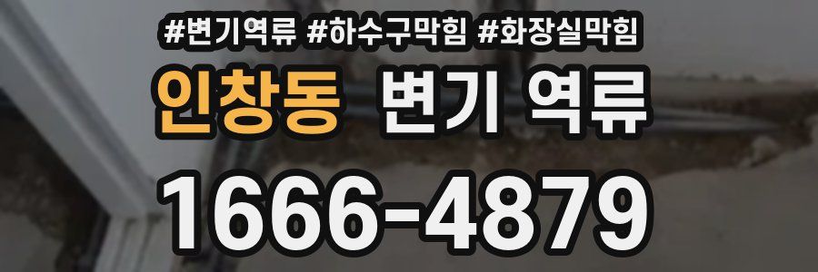 인창동 변기 역류