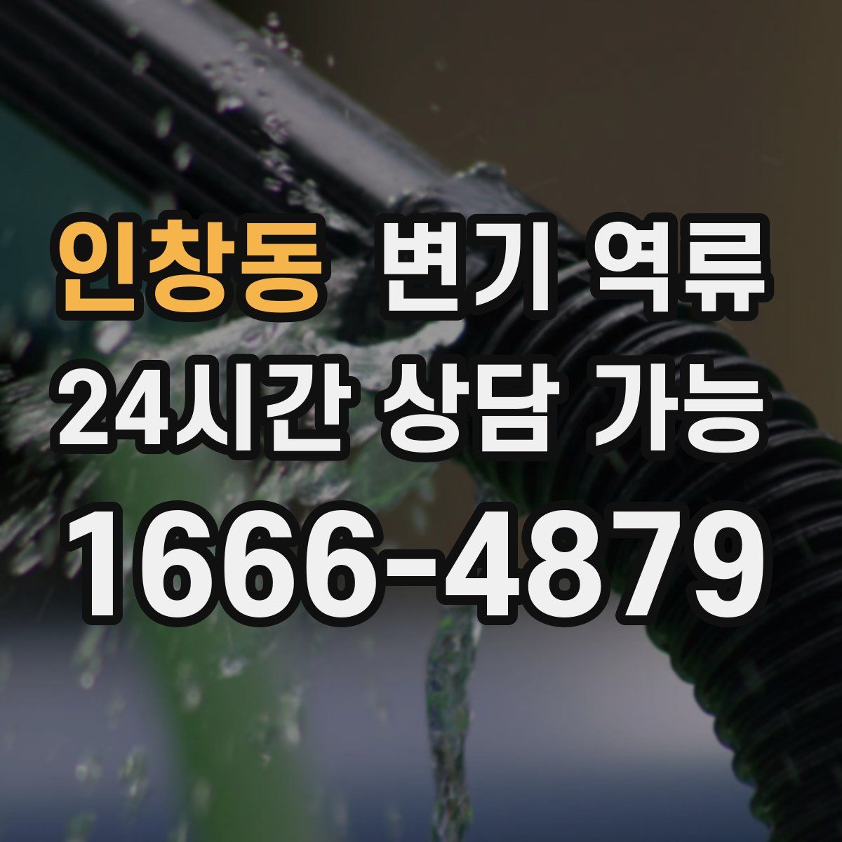 인창동 변기 역류