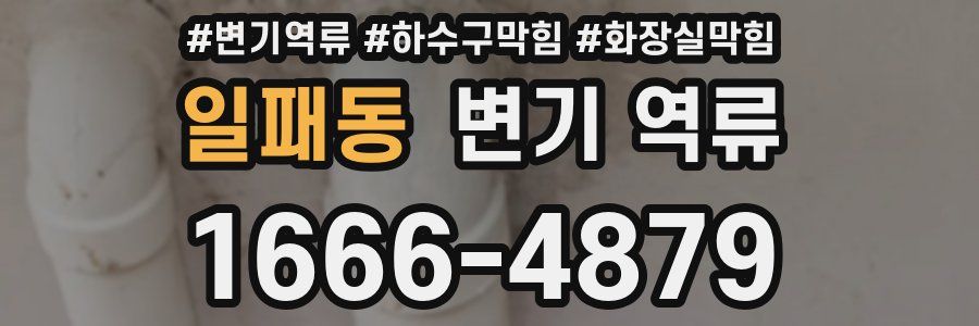 일패동 변기 역류