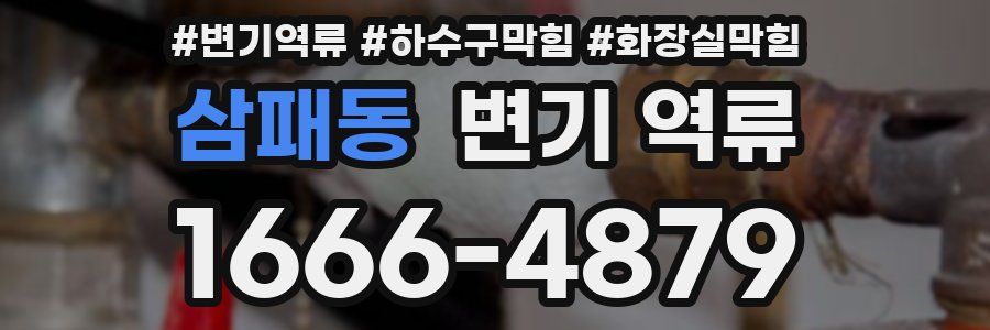 삼패동 변기 역류