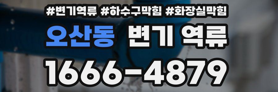 오산동 변기 역류