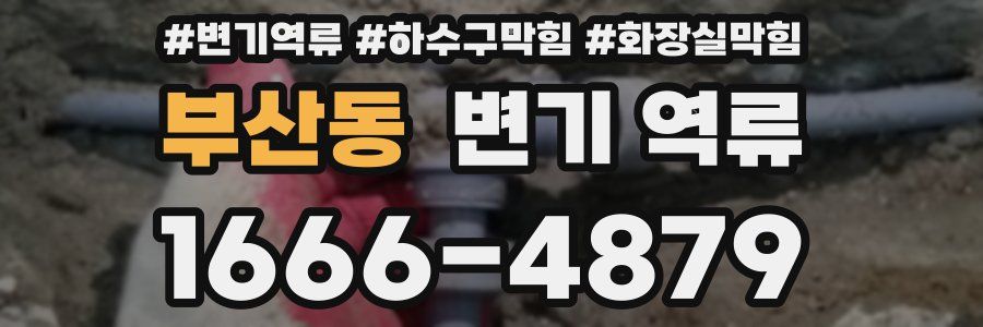 부산동 변기 역류