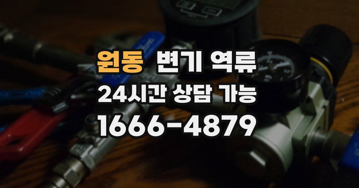 원동 변기 역류