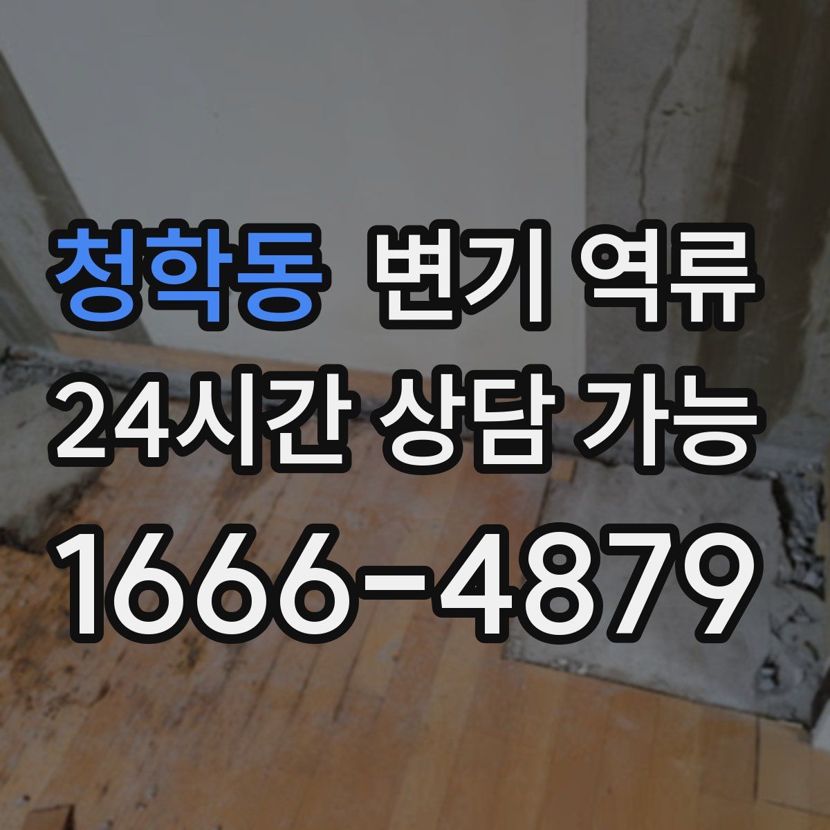 청학동 변기 역류