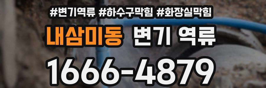 내삼미동 변기 역류