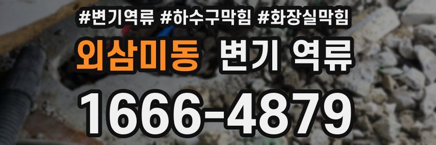 외삼미동 변기 역류