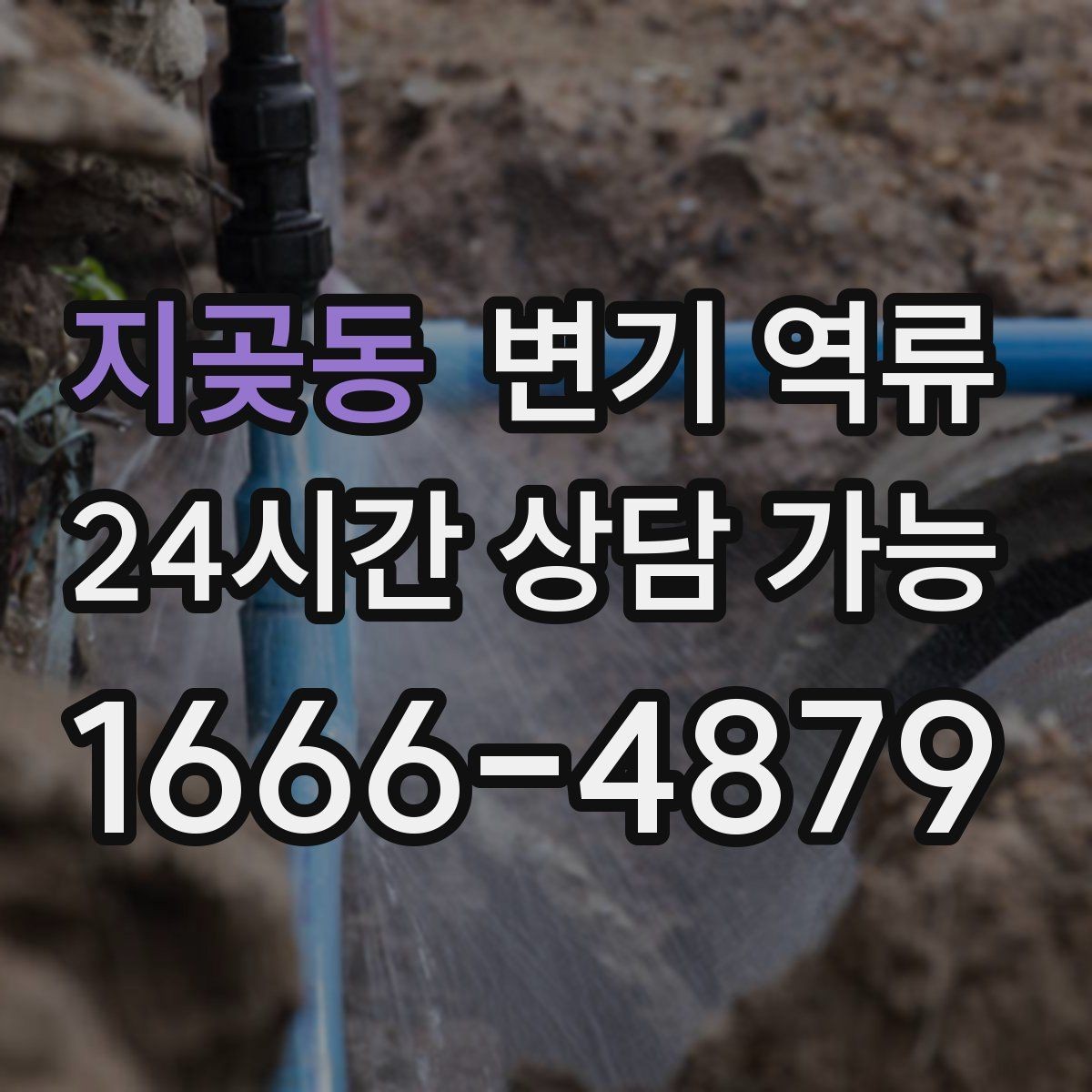 지곶동 변기 역류 변기 물이 출렁거리면 배관이 막힌 신호일까