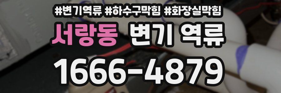 서랑동 변기 역류