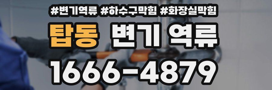 탑동 변기 역류