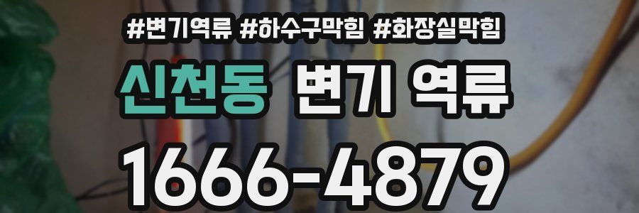 신천동 변기 역류