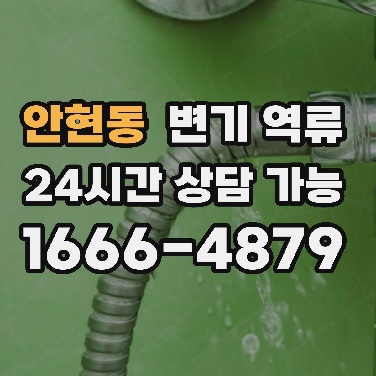 안현동 변기 역류