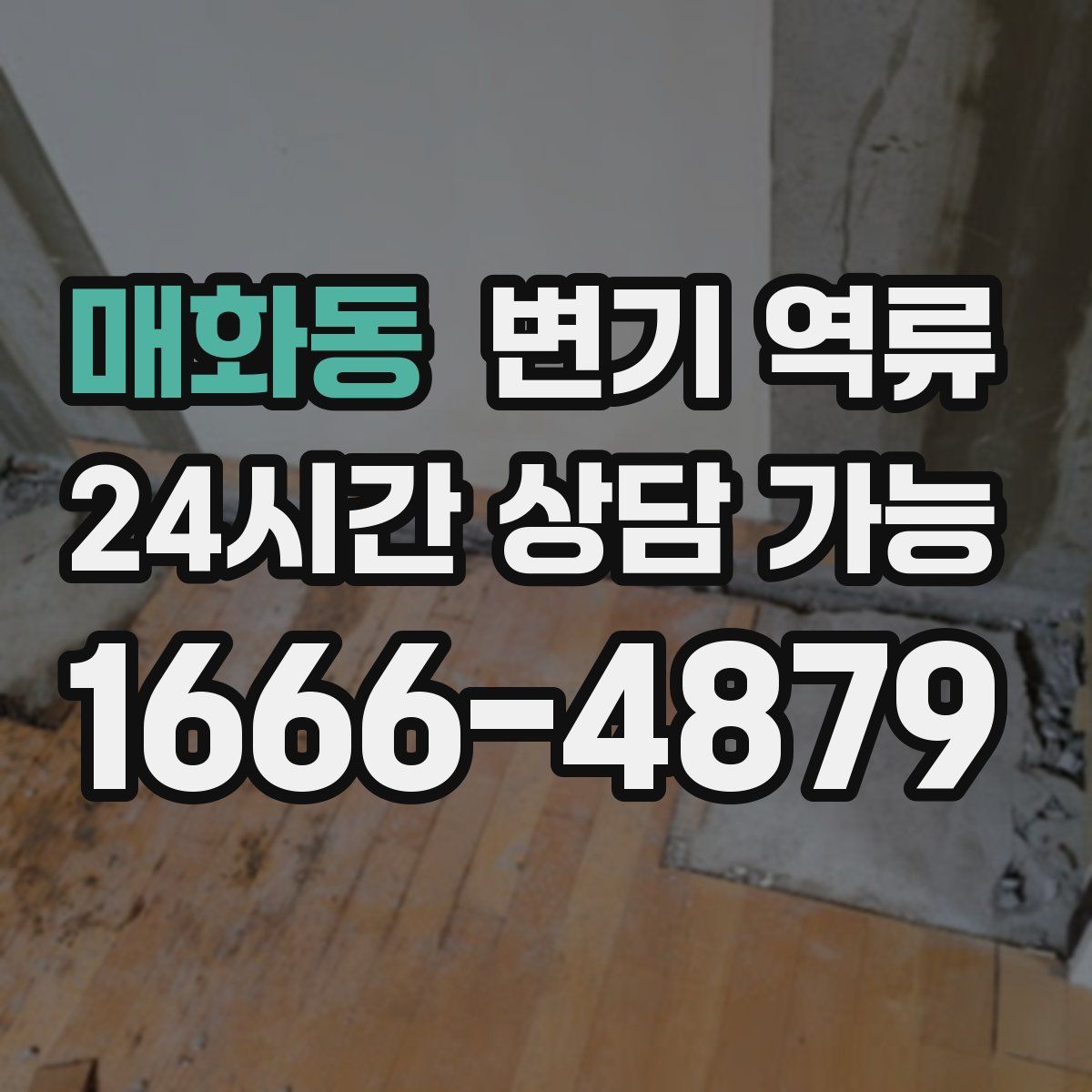 매화동 변기 역류