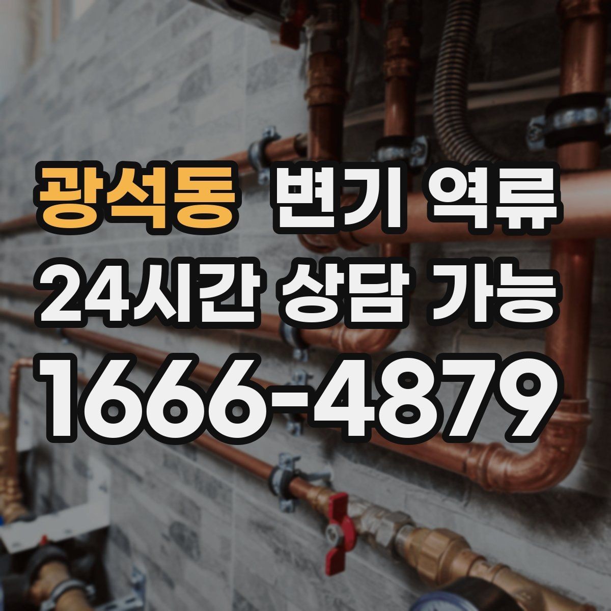 광석동 변기 역류 단순 막힘과 배관 역류를 구분하는 방법