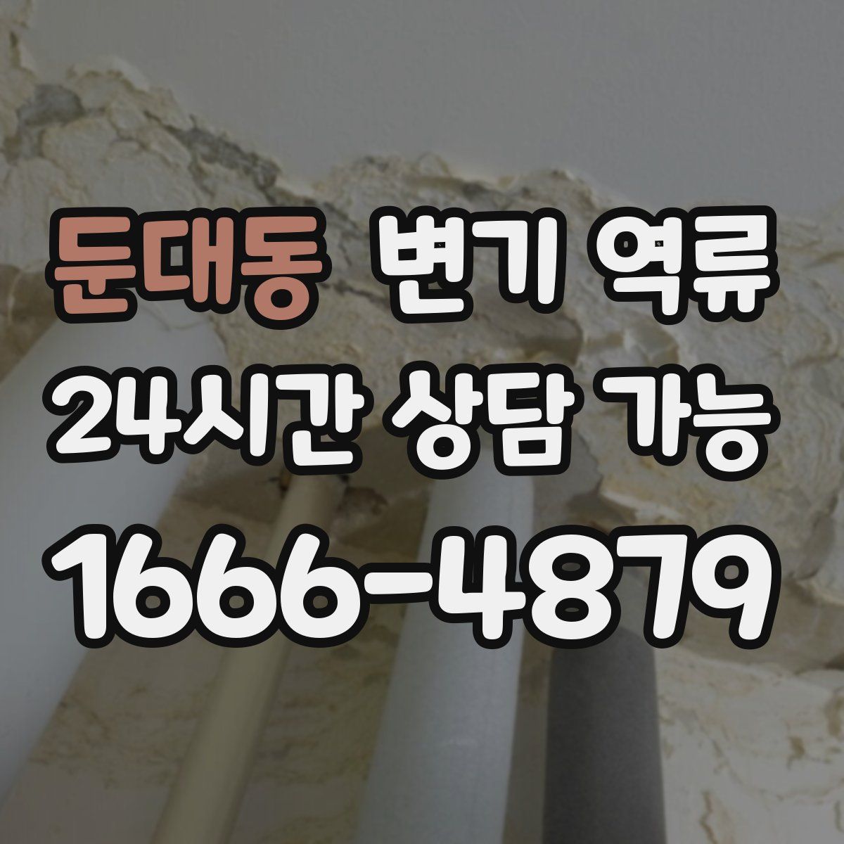 둔대동 변기 역류