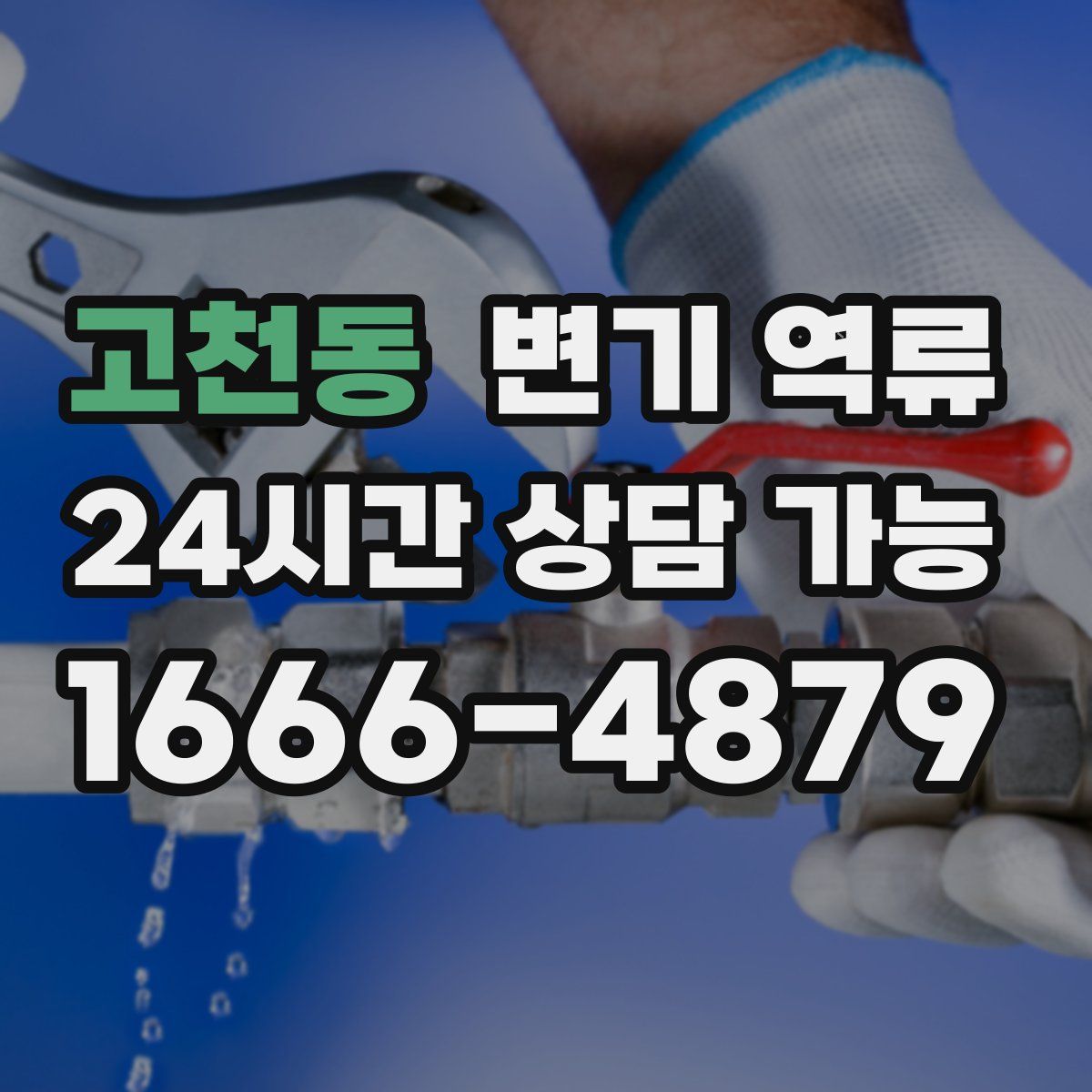 고천동 변기 역류