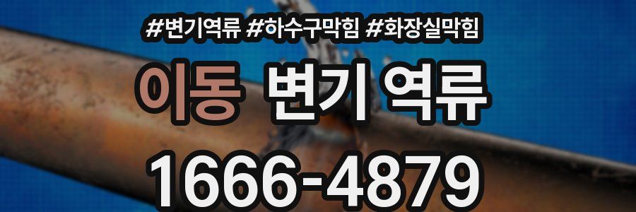 이동 변기 역류