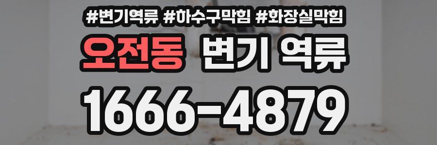 오전동 변기 역류