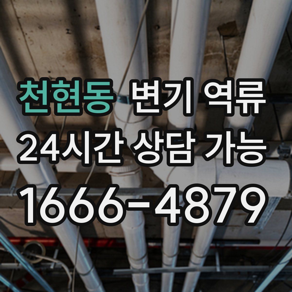 천현동 변기 역류