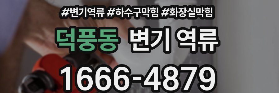 덕풍동 변기 역류