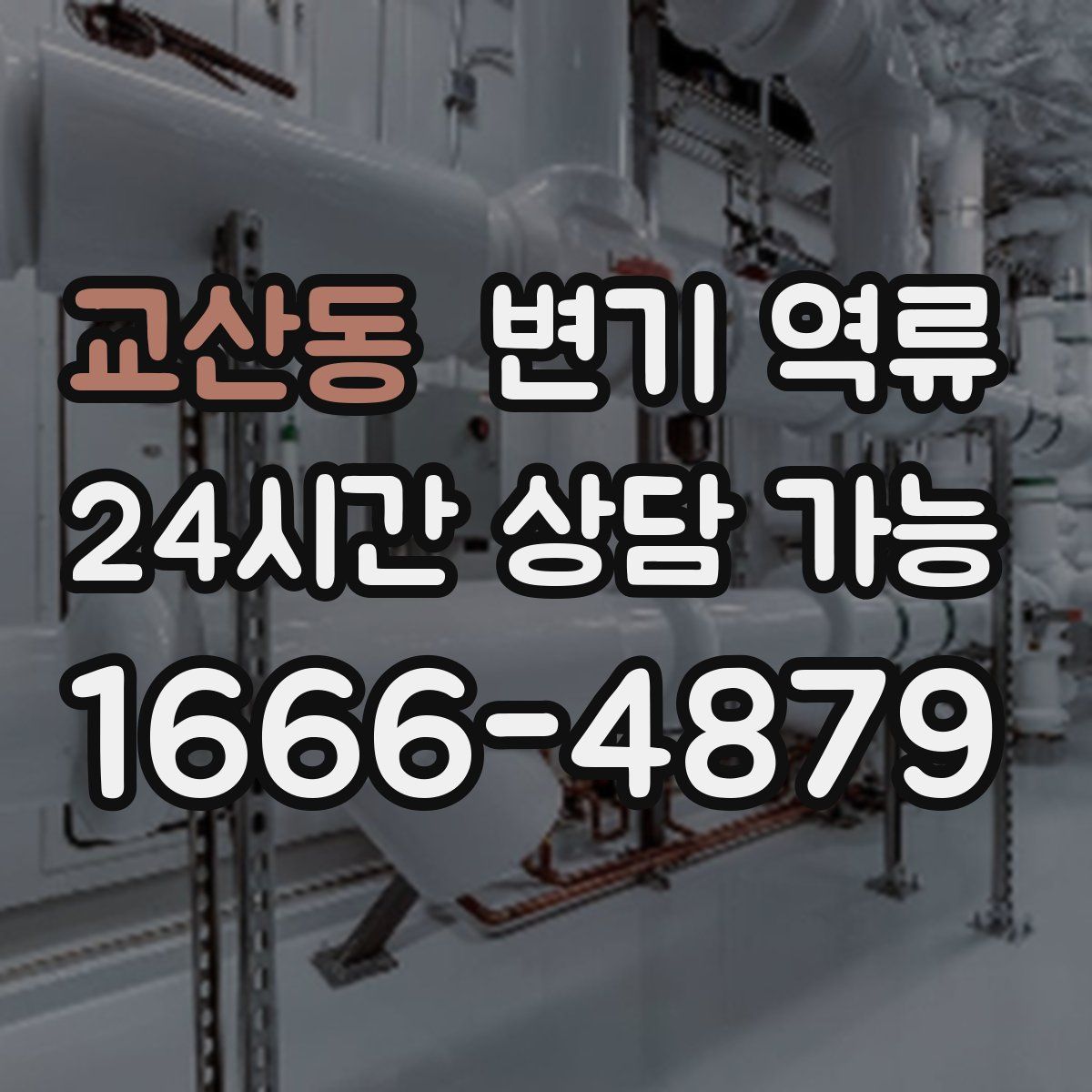 교산동 변기 역류