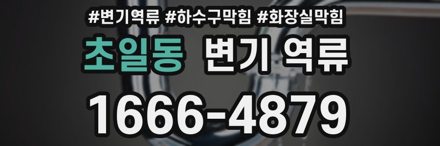 초일동 변기 역류