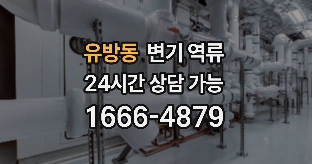 유방동 변기 역류