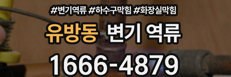 유방동 변기 역류