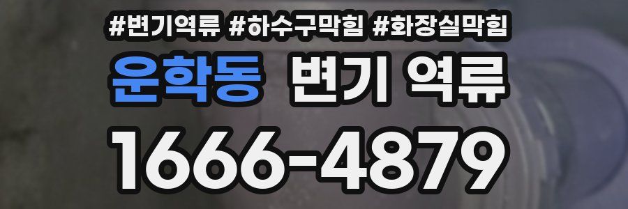 운학동 변기 역류