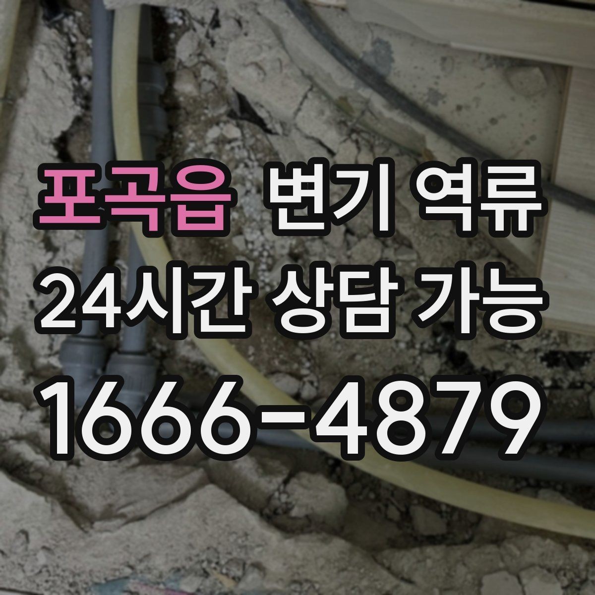 포곡읍 변기 역류 공용 오수관이 막히면 왜 우리 집으로 올라올까
