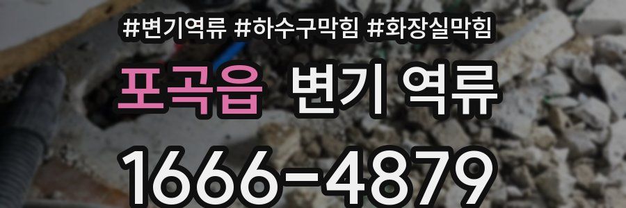 포곡읍 변기 역류