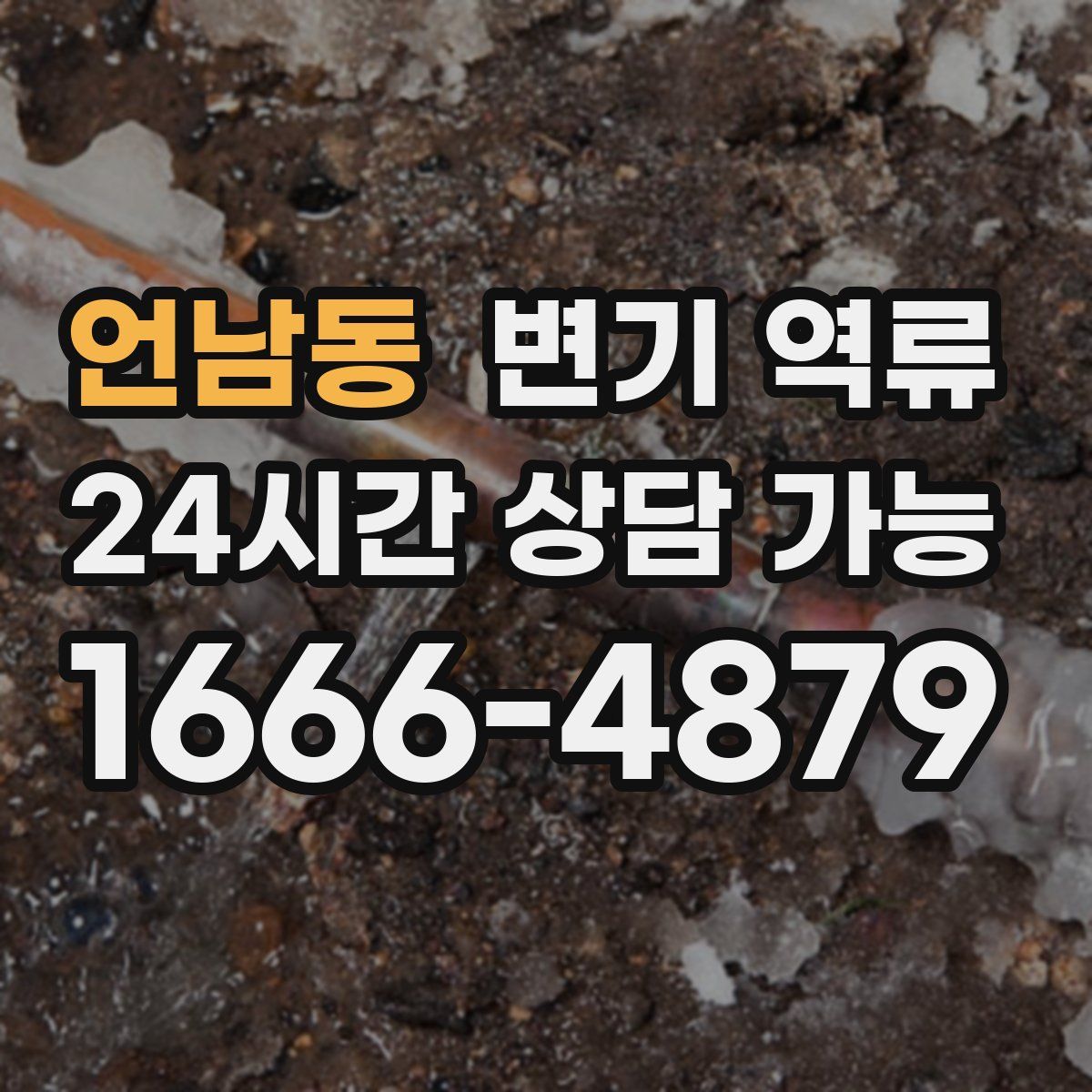 언남동 변기 역류