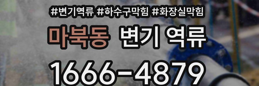 마북동 변기 역류