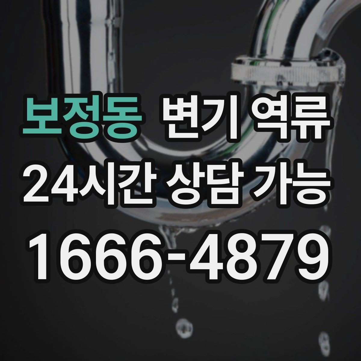 보정동 변기 역류 한 세대만 발생할 때와 여러 세대 발생할 때 차이
