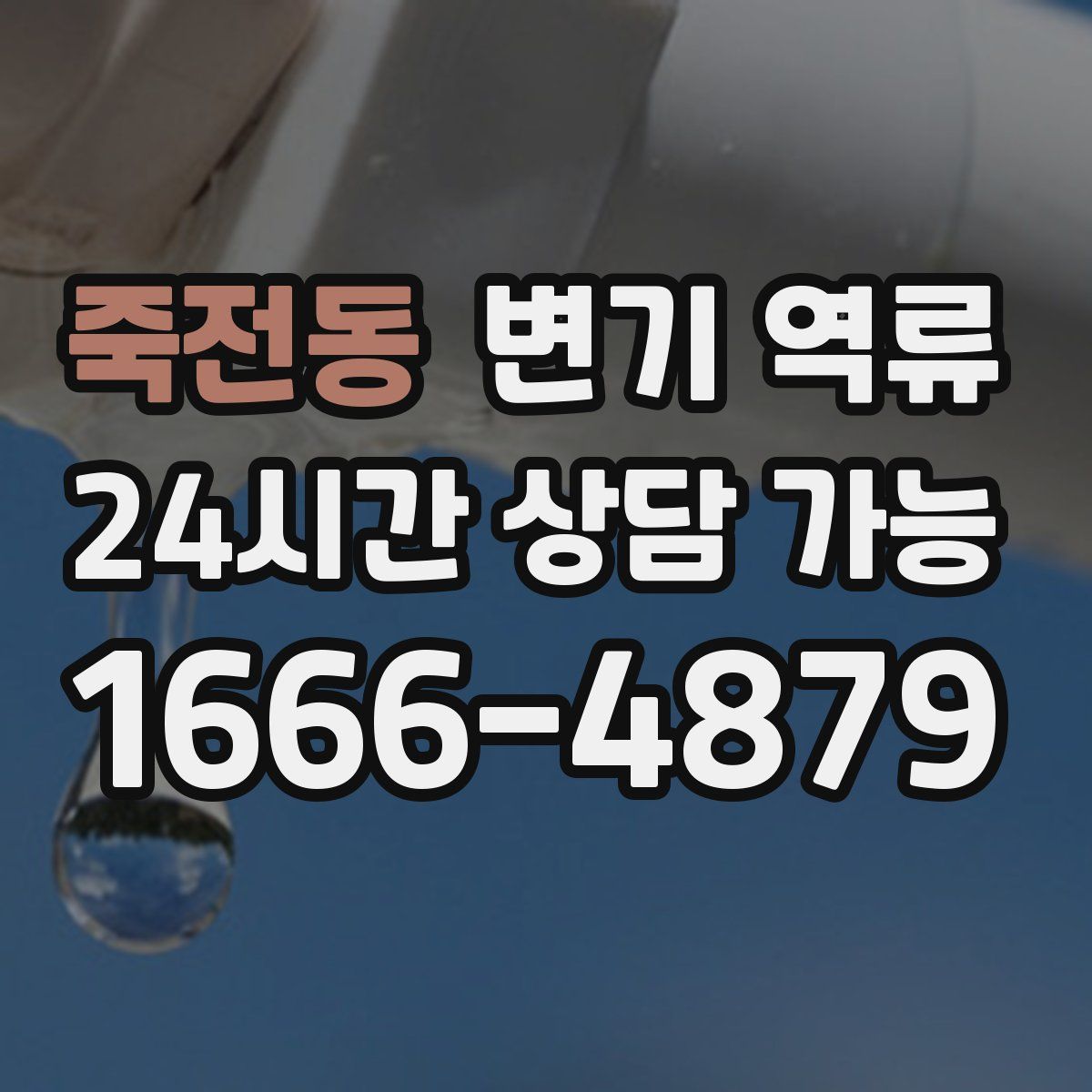 죽전동 변기 역류