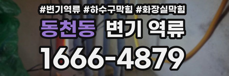 동천동 변기 역류