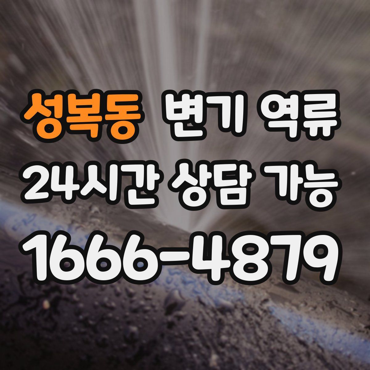 성복동 변기 역류