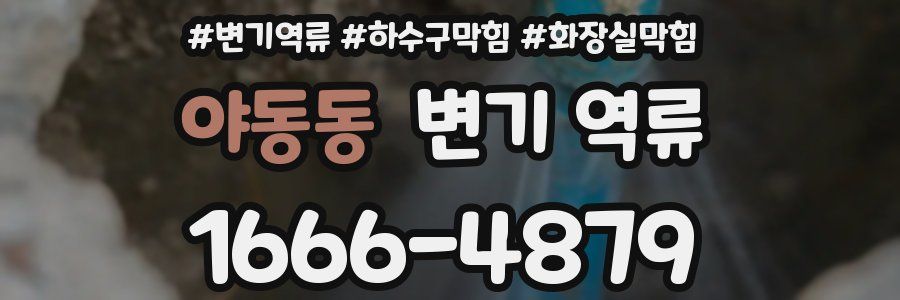 야동동 변기 역류